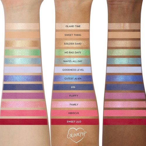 ColourPop Beach Dreamin’ Eyeshadow Palette | Limited Edition 12-Shade High-Pigment Eye Makeup - Matte, Metallic & Glitter (0.48 oz)