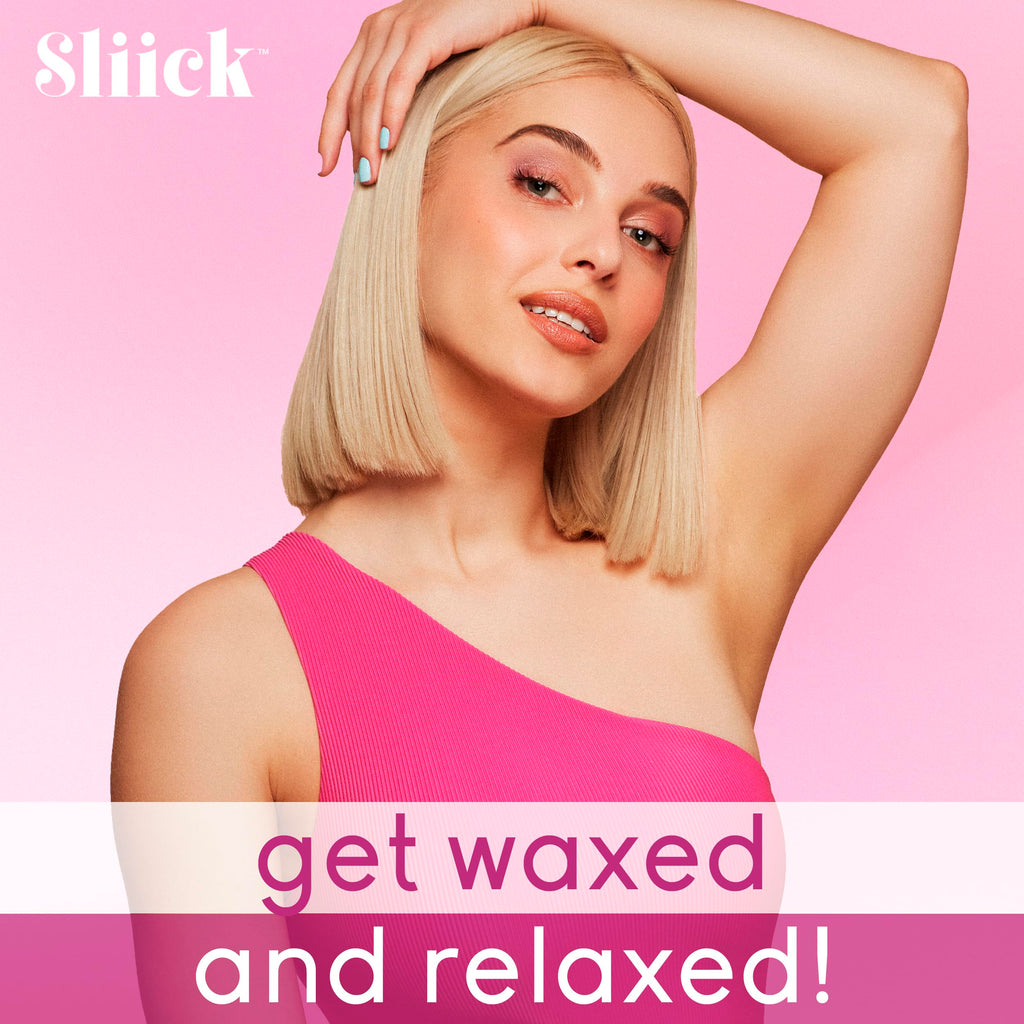 Sliick Post Wax + Shave Oil – Soothing After Shave Oil with Chamomile, Lavender & Tea Tree for Razor Bumps, Ingrown Hair & Redness, After Waxing & Shaving Treatment, 4 fl oz