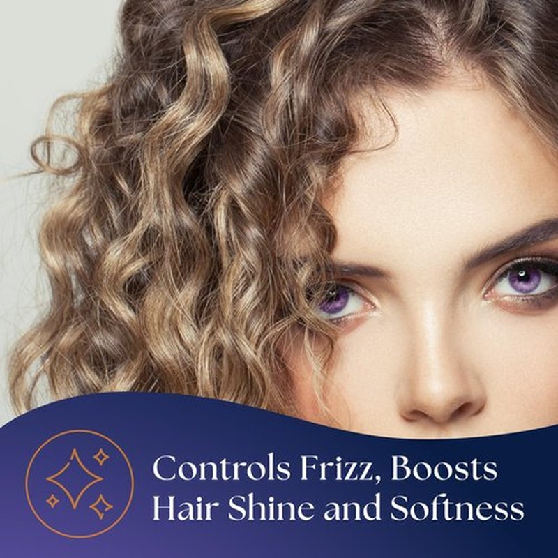 Hairplexx Curl Mousse for Wavy & Curly Hair – Lightweight, No-Crunch Curl Definition, Anti-Frizz Moisture Lock & Shine with Castor Oil, UV & Heat Protectant, 5.07 oz