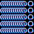 Taiyin 100 Pieces LED Feather Crown Headbands Light up Wreath Headband Flower Crowns for Women Glow in The Dark Headband for Wedding Reception Mardi Gras Cosplay Party Favors (Macaron Color)