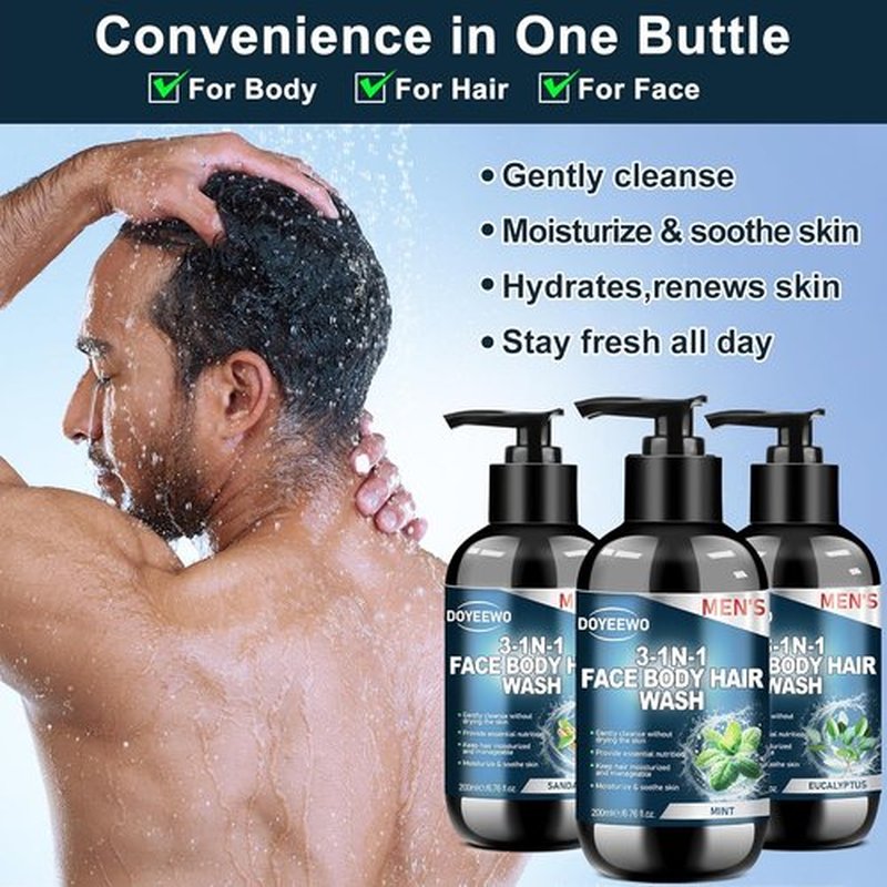 **Regine Switzerland Men's Body Wash Gift Set - Cleanses & Hydrates Skin | Perfect for Christmas & Birthdays**