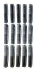 G.B.S Hair Combs Set, Coarse Fine, Beard, Mustache and Sideburns Combs for Men and Women, Pack of 15, Black