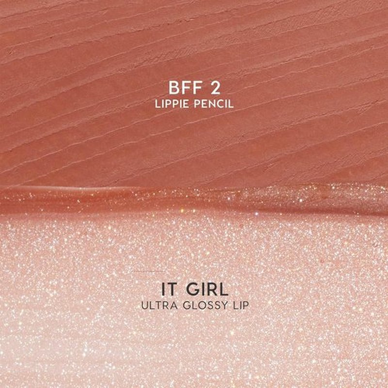 ColourPop Best Besties Lip Pencil & Gloss Duo - Shimmery Nude Shades for Definition & Shine | 2 Count