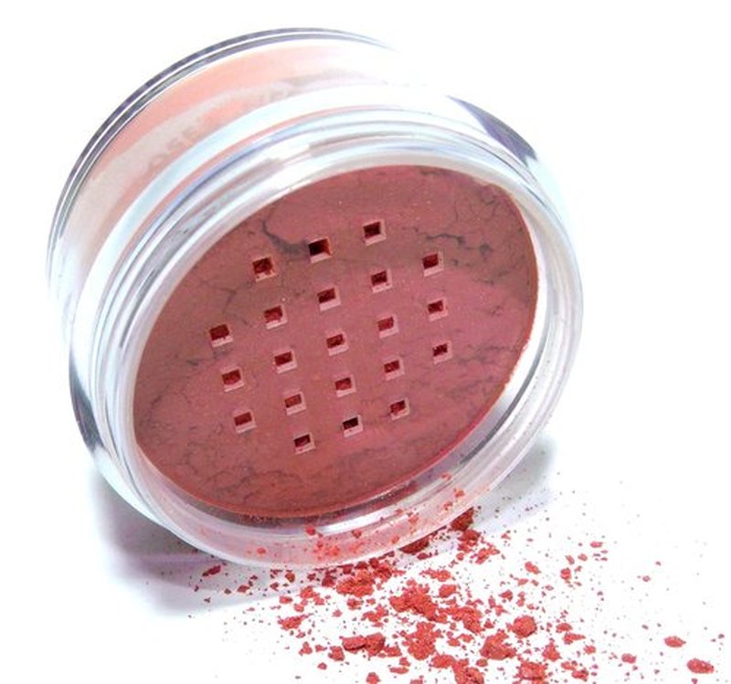 Pure Ziva Loose Mineral Highlighter Blush Powder - Deep Coral Pink & Mango Orange Shade, 7g | Matte Finish, Talc-Free, Cruelty-Free