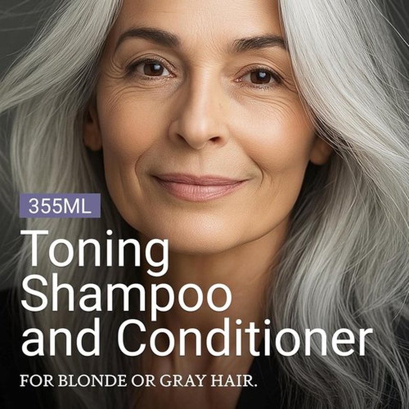 Loma Hair Care Violet Duo - Nourishing Shampoo and Conditioner Set for Color-Treated Hair