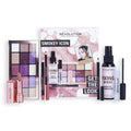 Makeup Revolution Get The Look Gift Set Smokey Icon, Eye Palette, Eyeliner, Lipstick, Brow Glue & Setting Spray Included, Various Shades
