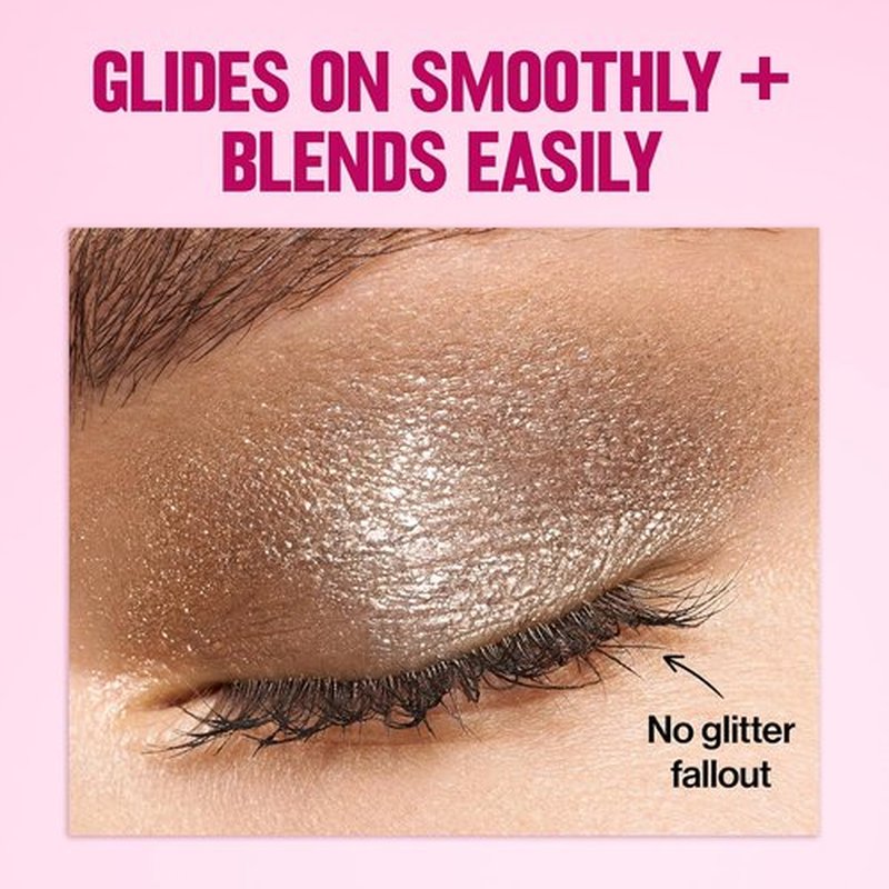 REVLON Glimmer Liquid Shadow - Smudge-Proof Shimmer Eyeshadow Makeup, Long-Lasting, High Pigment, 206 UFGlo