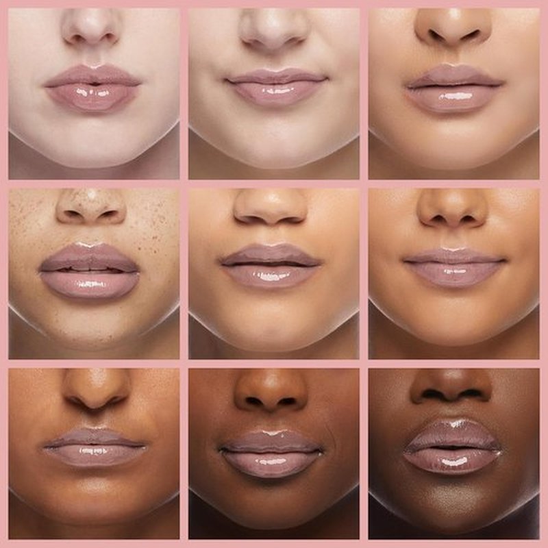 Ruby Kisses Lip Gloss - Non-Sticky Butter Bomb with Vitamin E | Natural Nude Makeup - 7.8mL