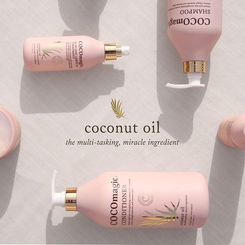 Cocomagic Coconut Milk Detangling Mist - Extra Moisturizing Leave-In Detangler | Boost Shine & Restore Vibrancy | Paraben Free (8 oz)