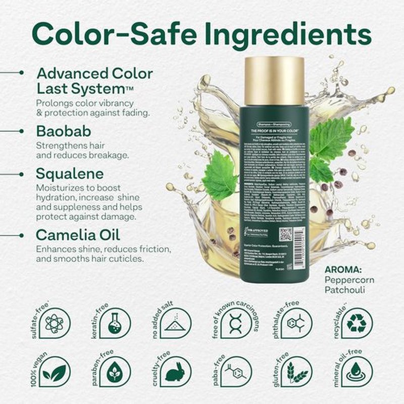 Colorproof Baobab Recovery Shampoo - Strengthens & Repairs Damaged Color-Treated Hair | Sulfate-Free, Vegan