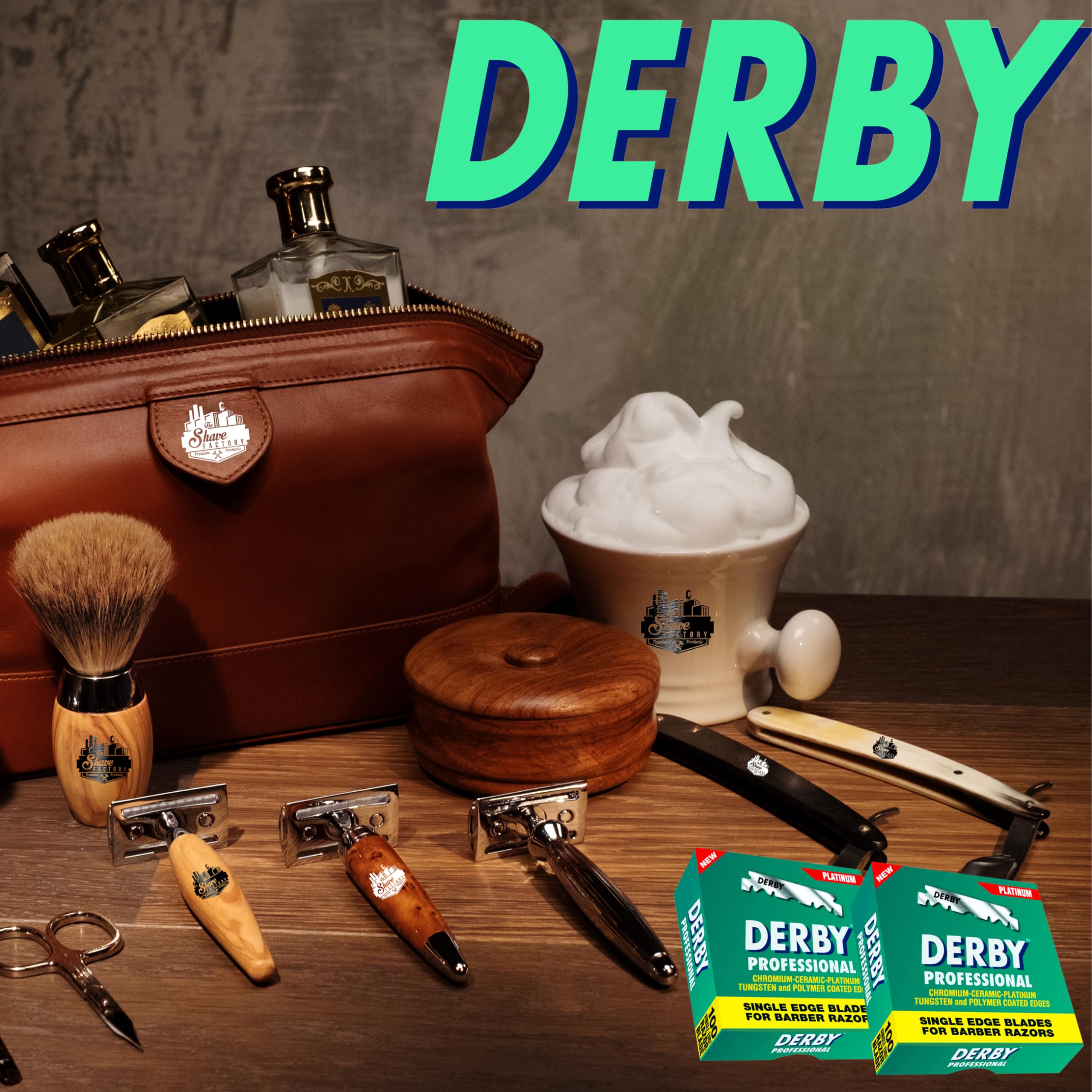 Derby Professional Single Edge Razor Blades by Derby International LLC, dba KANAR