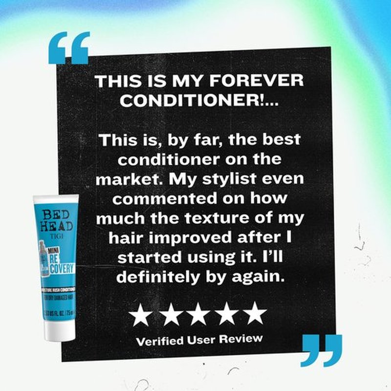 Bed Head by TIGI Recovery Conditioner, Travel Mini, 2.53 fl oz