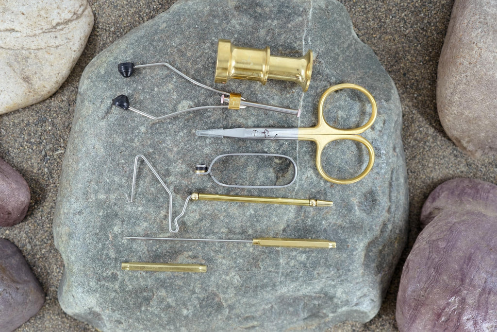 Kingfisher Fly Fishing Clarkfork Fly Tying Vise Kit with Tools