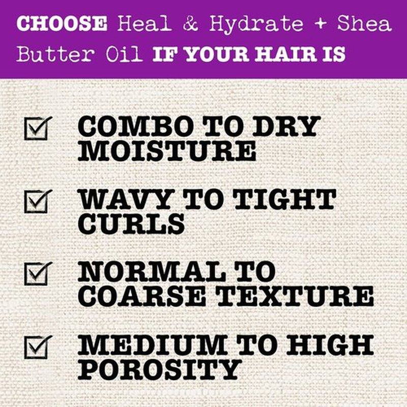 Maui Moisture Leave-In Conditioning Mist - Frizz-Free Shea Butter Spray for Curly Hair, 8 fl. oz