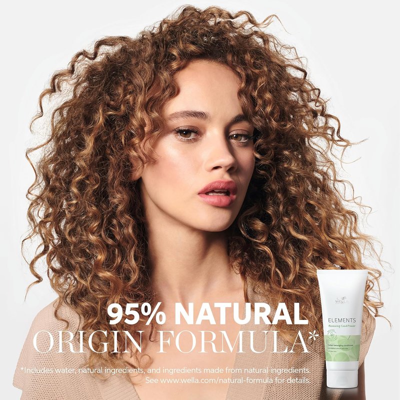 Wella Professionals Elements Gentle Renewing Conditioner - Silicone-Free, Instant Detangling | For All Hair Types