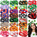 XunYee 28 Pcs St. Patrick's Day Holiday Headbands for Women 4th of July Head Bands Nurses Patriotic Headbands Bulk Nursing Spring Hair Stretchy Fall Non Slip Head Wrap Knot Hair Bands Accessories