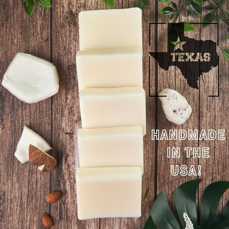 bonuderm Unscented & Fragrance Free Soap (4-pack) | Sensitive Skin All Natural Bar Soap for Women & Men | Natural Soap Bar | Body Soap Bars | Handmade in the USA | Vegan & Non Toxic