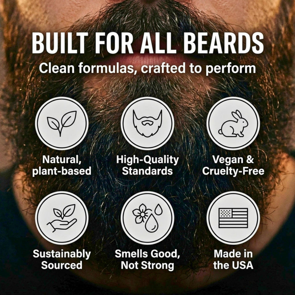 Detroit Grooming Co. Beard Oil | Black | Natural Formula, 1 oz