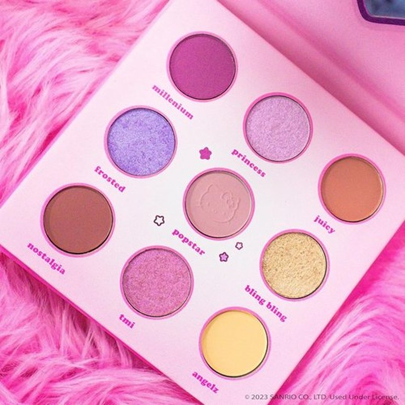 The Crème Shop Hello Kitty Eyeshadow Palette - Y2K Angel Baby in Pink | Vibrant Colors & Long-Lasting Formula