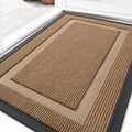 OLANLY Waterproof Front Door Mat - All-Season Indoor/Outdoor Doormat, Easy Clean, 29.5x17, Light Brown