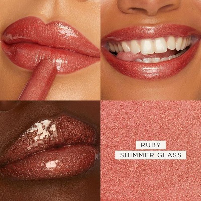 Tarte Maracuja Juicy Shimmer Glass Lip Plump - Hydrating & Volumizing Gloss Balm with Hyaluronic Acid & Vitamin E