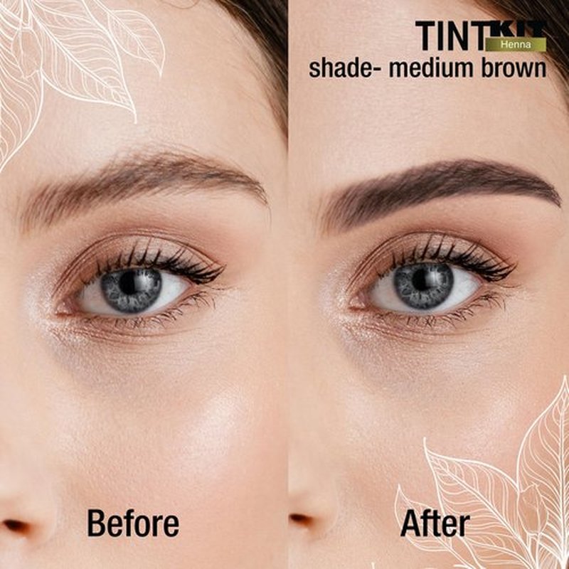 Godefroy Powered by Henna - Tint Kit 4 Applications | Medium Brown | Spot Hair Color Powered by Natural Henna