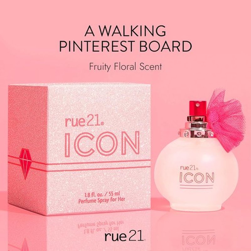Rue 21 Icon Eau De Parfum Women's Perfume Spray - Captivating Fragrance | 1.7 fl oz (50 ml)