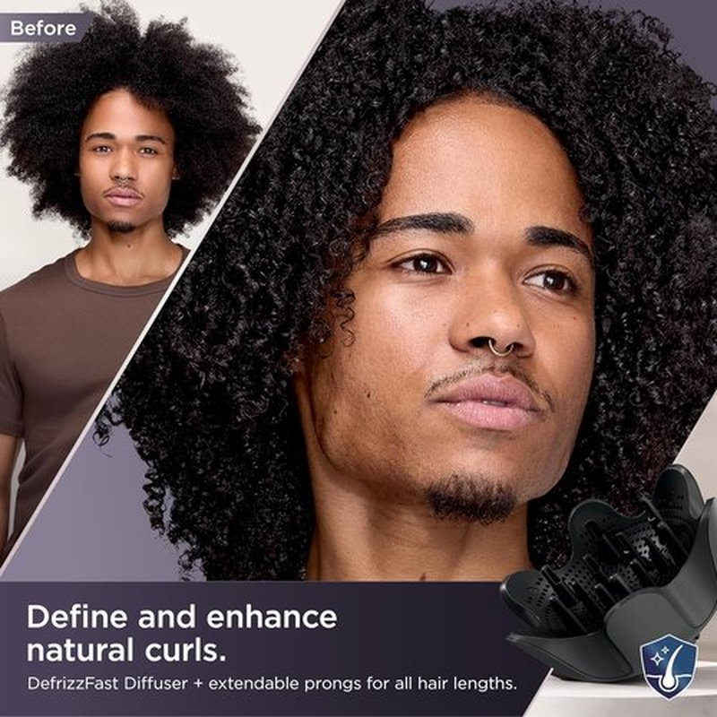 Shark SpeedStyle Pro Flex Hair Dryer System - High-Velocity, Lightweight, Ionic with Scalp Shield & IQ Speed | HD543PL