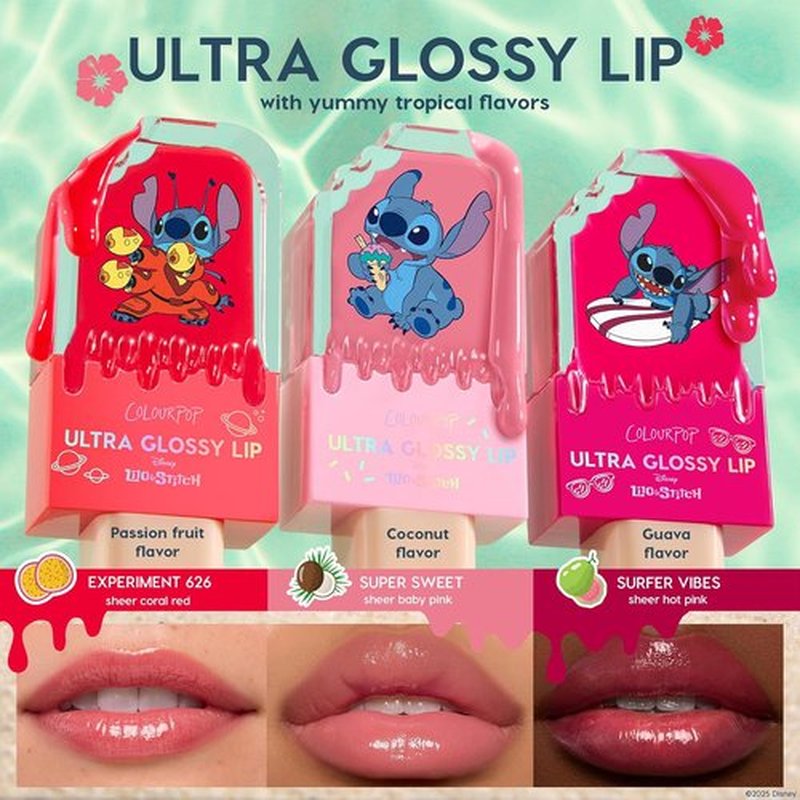 ColourPop Ultra Glossy Lip Gloss - High-Shine, Non-Sticky Hydration - Sheer Baby Pink - 0.24 Fl Oz