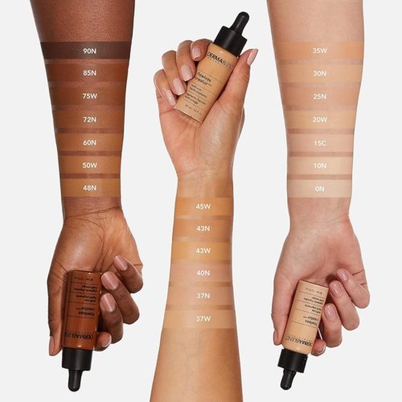 Dermablend Flawless Creator Liquid Foundation - Full Coverage, Lightweight & Buildable, Natural Finish | 1 Fl Oz