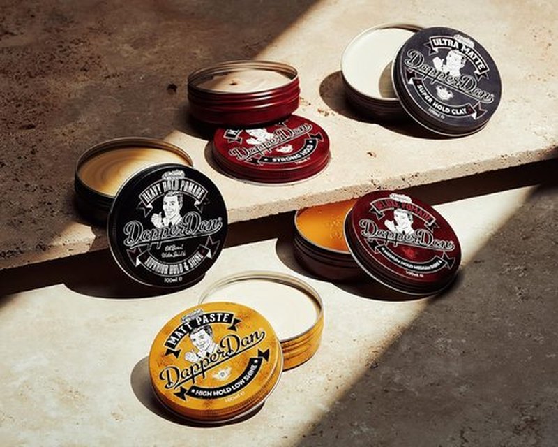 Dapper Dan Heavy Hold Pomade - Strong Hold & High Shine Hair Styling for Men | 2 x 3.38 Fl Oz