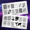 Whats Up Nails - Galaxy Plates 2 Pack (B011, B068) for Nail Art Design