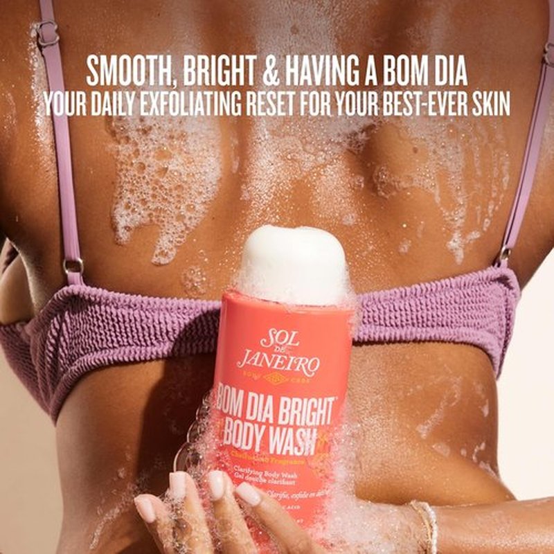 Sol de Janeiro Body Wash - Bom Dia Bright Clarifying AHA & BHA Formula for Radiant Skin