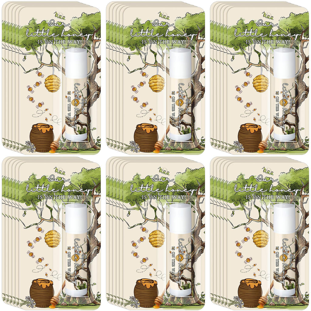 Sacubee 30 Pack One Little Honey Baby Shower Games Prizes Party Gifts Bulk Lip Balms Favors for Winners Adults Guests Gender Reveal Party Favors Decorations Baby Shower Souvenirs Gift Bags Stuffers