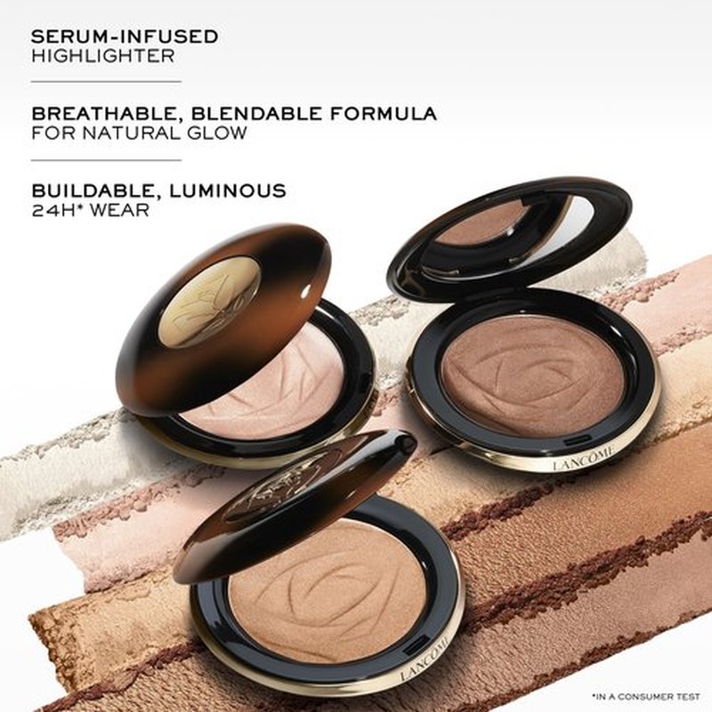 Lancôme Teint Idole Ultra Wear C.E. Skin Transforming Highlighter - Lightweight & Breathable, 24HR Luminous Glow, 02 Medium Glow