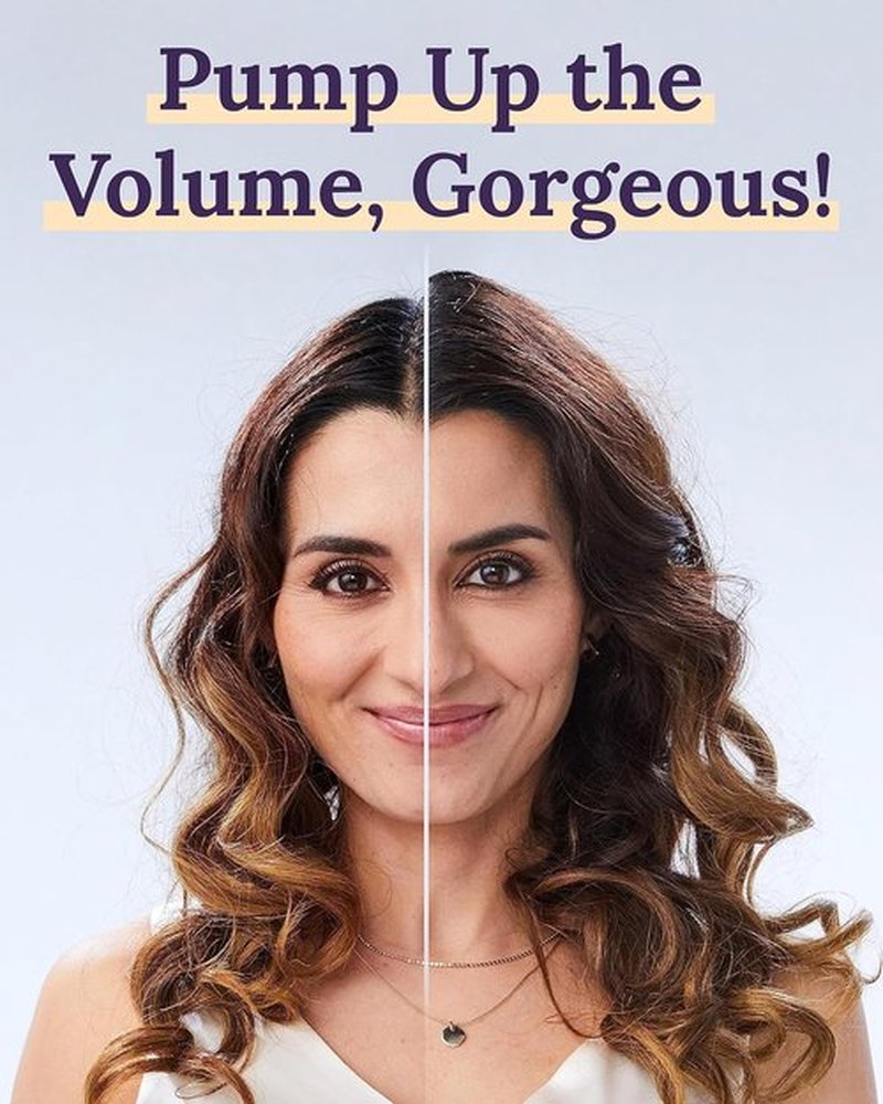 Keranique Volumizing Shampoo & Conditioner Set - Hair Repair & Growth Support with Keratin, Biotin & Niacinamide