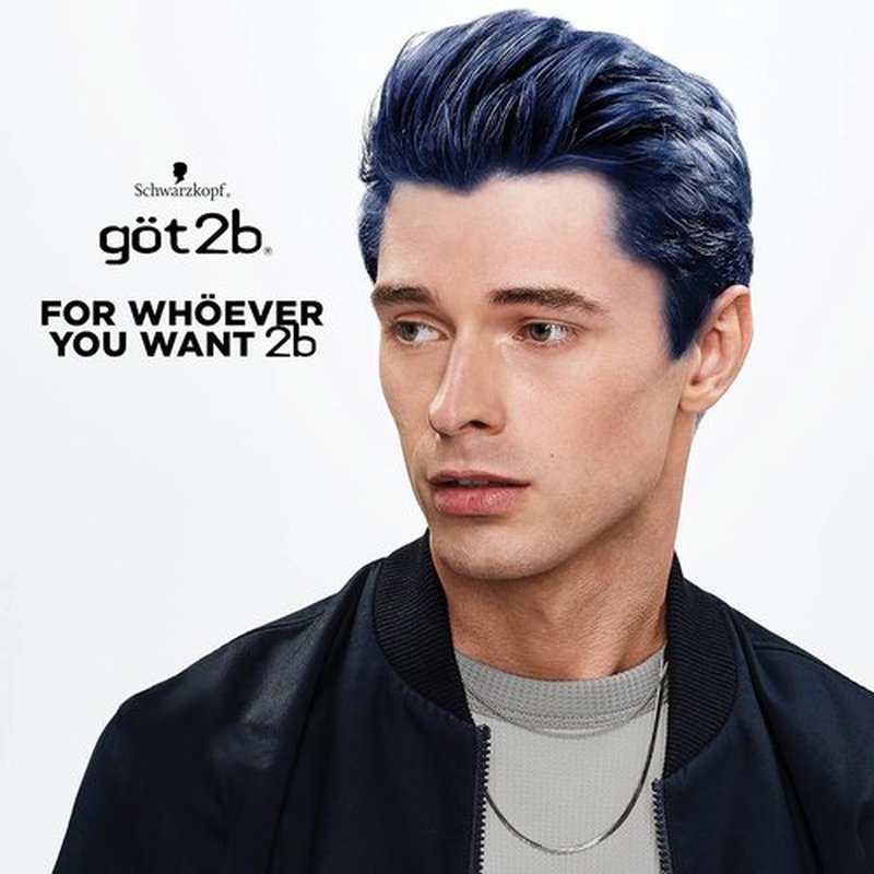 Got2B Metallics Permanent Hair Color - M66 Blue Charcoal | Vibrant, Long-Lasting Color