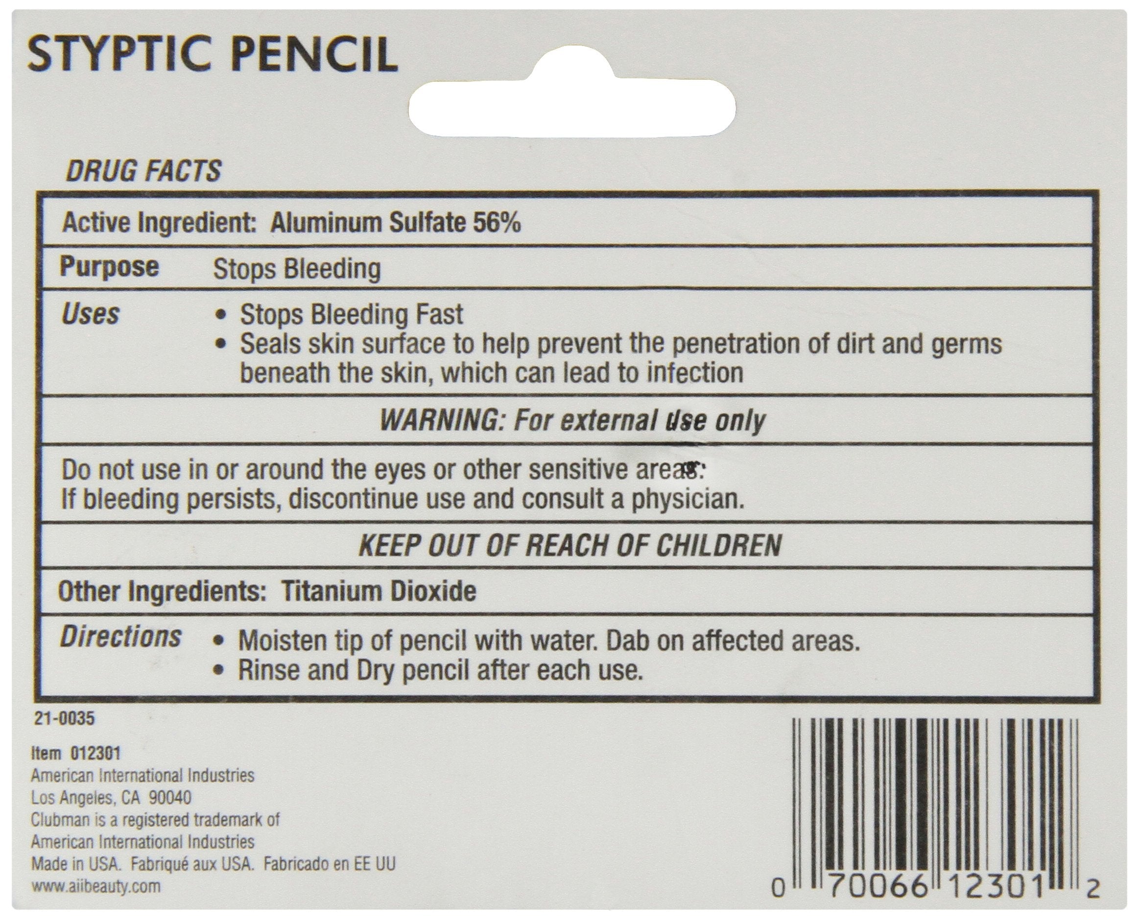 Woltra Styptic Pencil Small, 0.25 Ounce