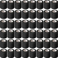 Treela 48 Pack Self Adhesive Wrap Bandage Bulk, 2 Inches x 5 Yards Self Adherent Cohesive Bandage Elastic Athletic Tape Breathable Wound Tape for Stretch Athletic Sports Wrist Ankle(Black)