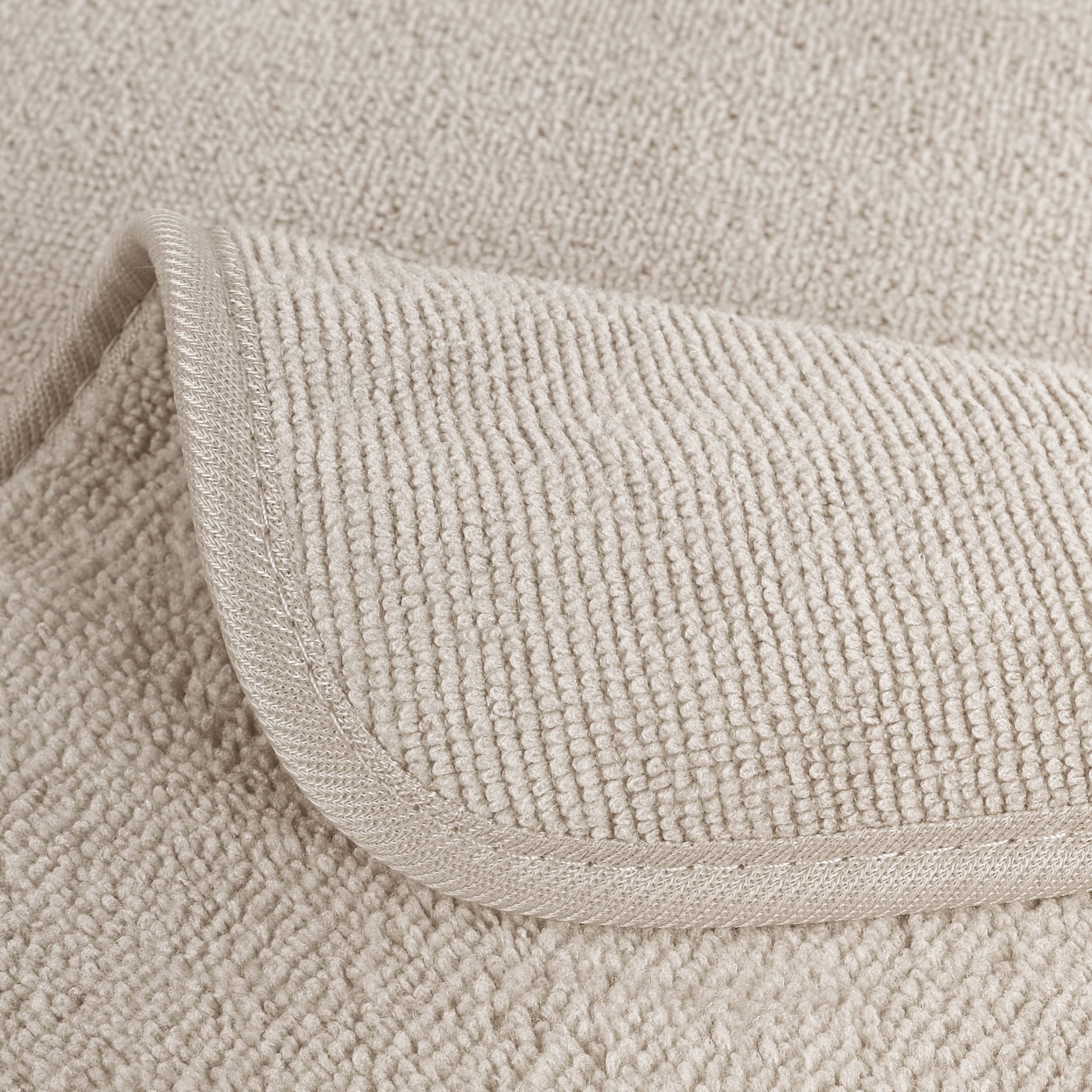 Polyte Premium Lint Free Microfiber Washcloth Face Towel, 13 x 13 in, Set of 6