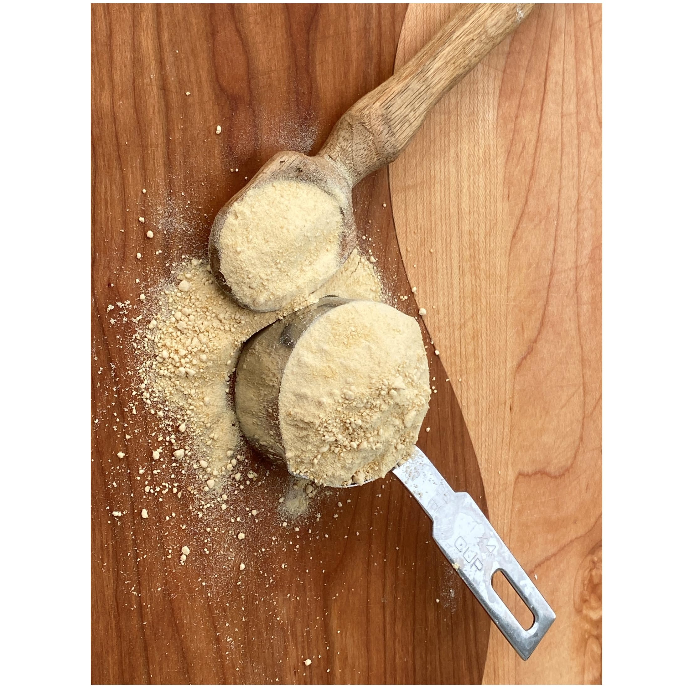Vermont Pure Powdered Granulated Organic Maple Sugar, Good Cause, Made in the USA, from Middle Maples Farm - 2lb resealable pouch, Raw, Unrefined, Non-GMO, Gluten Free, Nut-Free, No Preservatives, Vegan, No Additives - Great for Desserts, Baking, Dusting,
