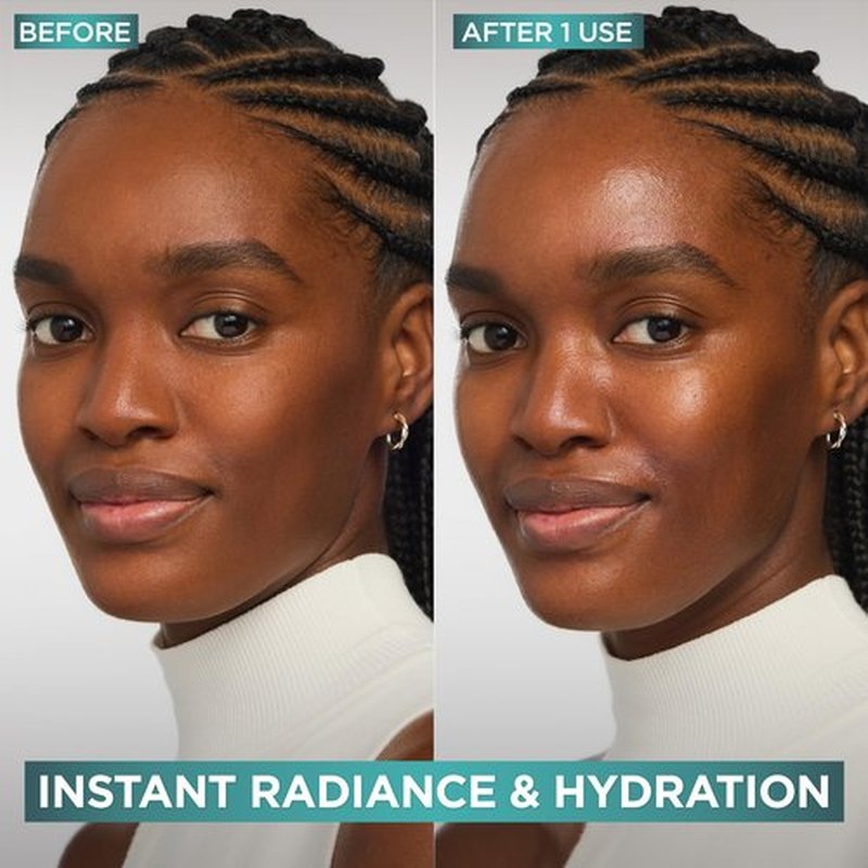 L'Oreal Paris Bright Reveal Vitamin C Glow Moisturizer, Supercharged Facial Moisturizer to Brighten Skin, Even Tone and Hydrate for 72HRs, Includes SPF 50 Sample
