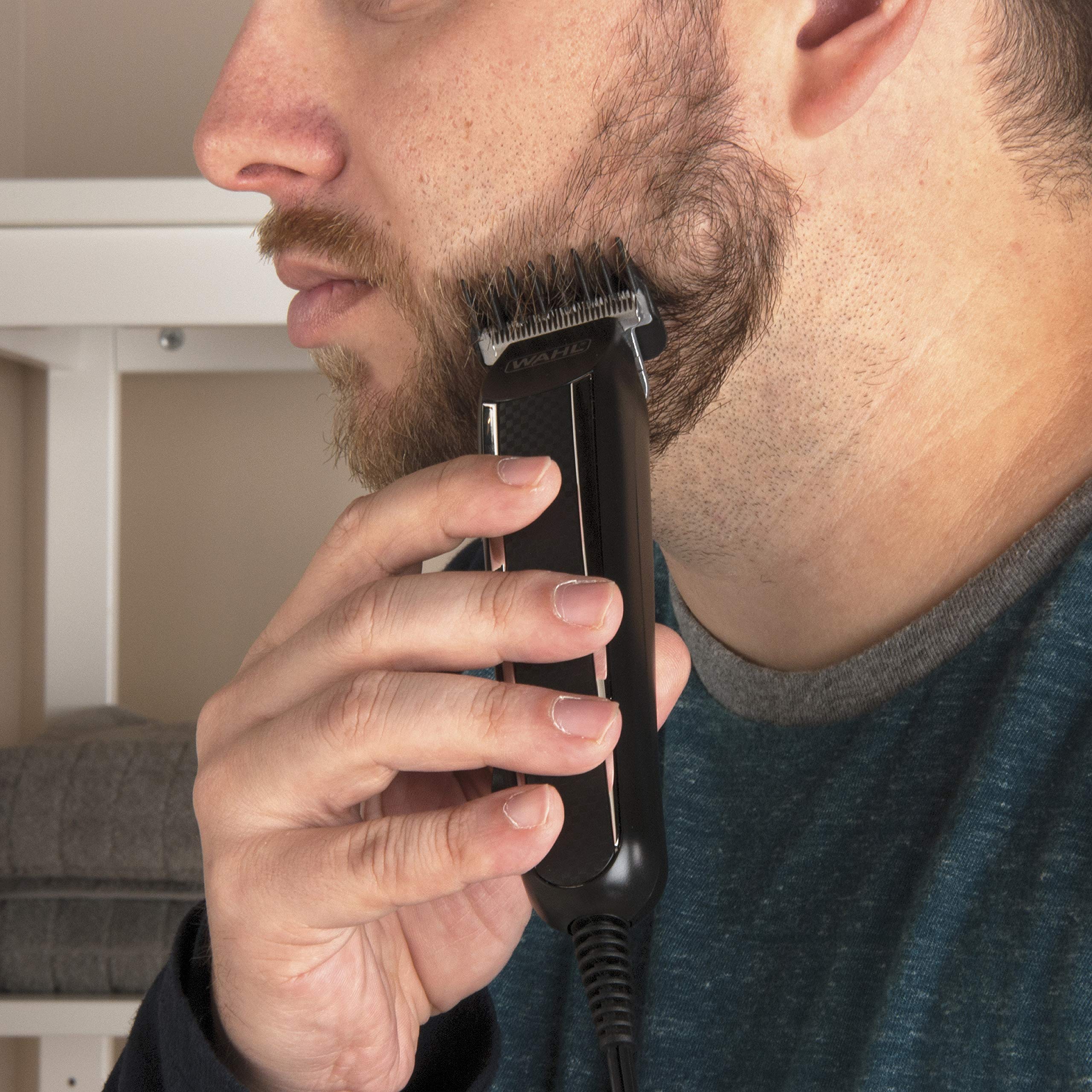 Wahl PowerPro Corded Detailer Trimmer Kit for Mens Grooming – for Beard, Mustache, Stubble, Ear, Nose, & Body Grooming – Model 9686, (Pack of 3)