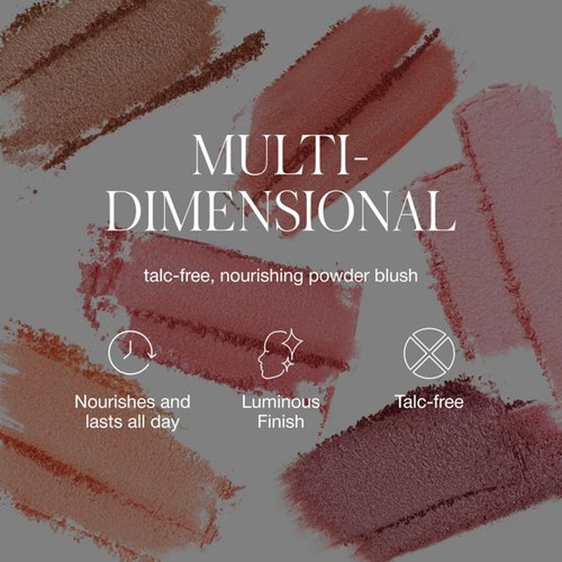RMS Beauty ReDimension Hydra Blush – Talc-Free Gel-to-Powder Luminous Blush – 8-Hour Wear Long-Lasting Glow with Jojoba Oil – Refillable Mirror Compact – 0.25 oz