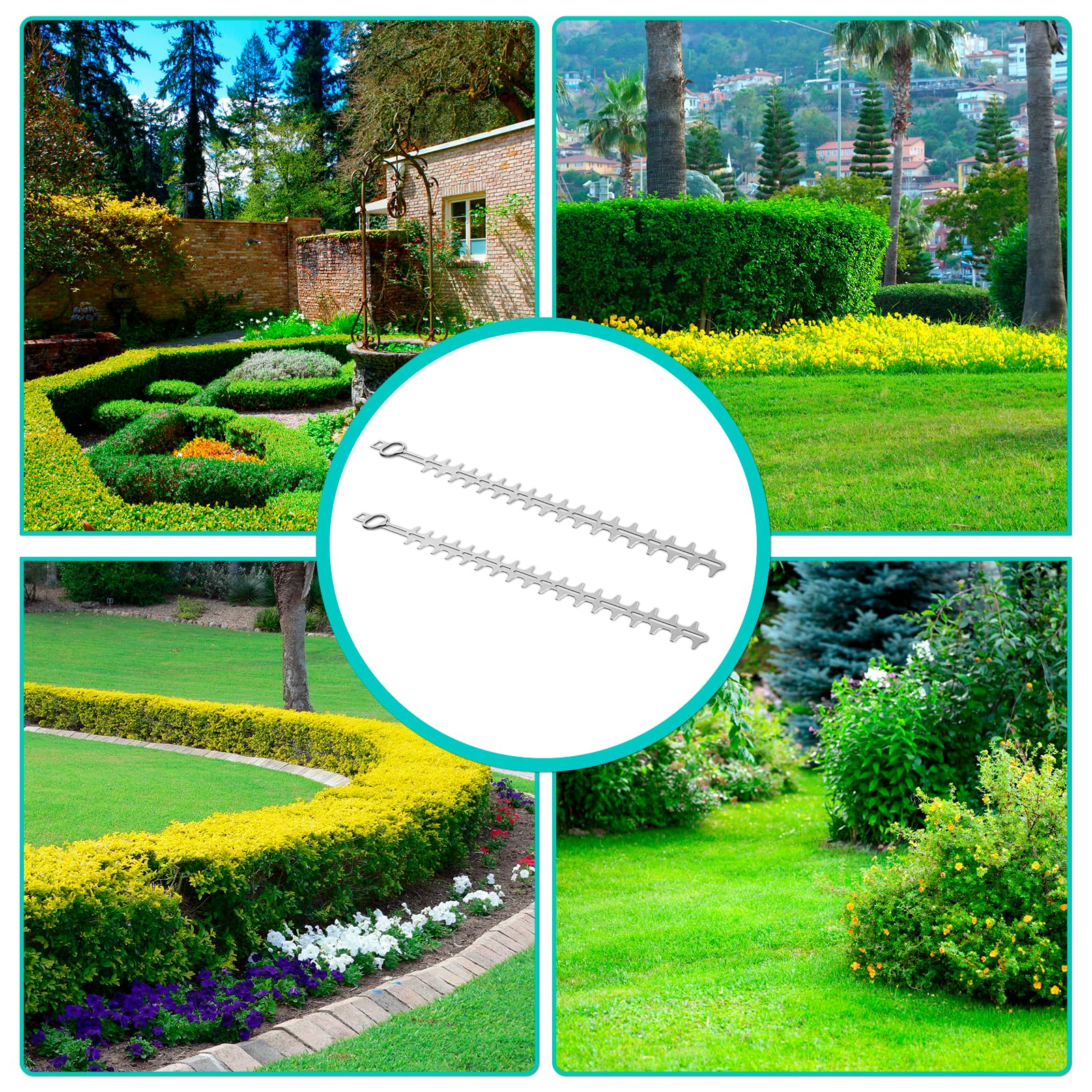 24" Hedge Trimmer Blade Set, Compatible with Sti hl HL94 HL94K, Replaces 4243 710 6004, 1 Pair of 2 Blades