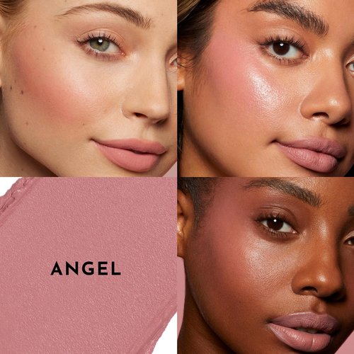 LAWLESS Pinch My Cheeks Soft-Blur Cream Blush - Angel - Premium Blush with Natural Ingredients to Re-Energize and Protect the Skin While Imparting a Soft, Cloudy Finish - 0.18 oz