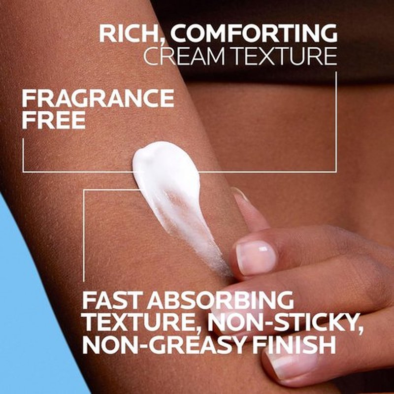 La Roche-Posay Lipikar AP+MAX Body Cream - Triple Repair Moisturizer for Dry Skin with Shea Butter & Niacinamide | Gentle Lotion for Sensitive Skin