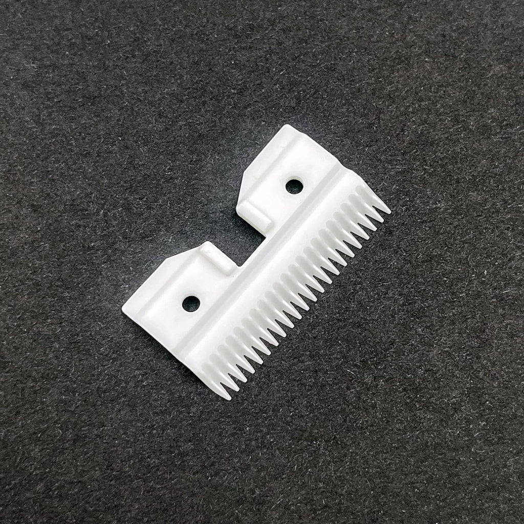 3PCS Ceramic Coarse Pet Replacement Blade Cutter Compatible with Andis 64440, Oster A5, Wahl KM Series Clipper, 22Teeth White and Black Ceramic Blade Cutter