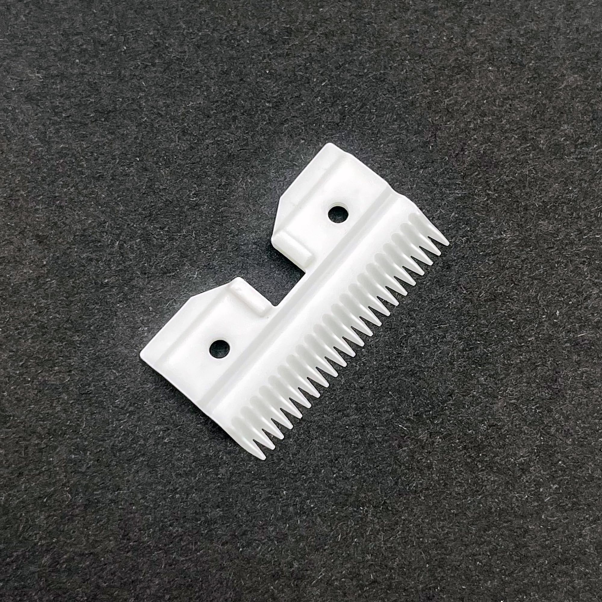 3PCS Ceramic Coarse Pet Replacement Blade Cutter Compatible with Andis 64440, Oster A5, Wahl KM Series Clipper, 22Teeth White and Black Ceramic Blade Cutter