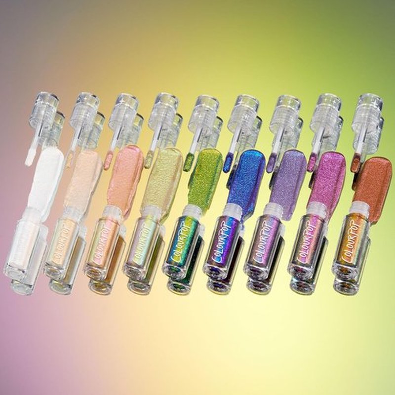 ColourPop Chrome Liquid Eyeshadow - Long-Lasting Color-Shifting Formula - Morpho (0.05 oz)